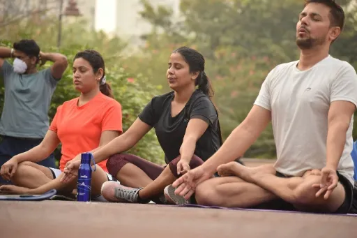 Yoga and Meditation, relaxation and stress management
